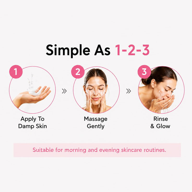 Global Beauty Care Glowing Facial Cleanser - Vitamin C Face Wash to Support Even-Looking Tone and Radiant, Brighter Skin with Niacinamide, AHA & Vitamin E, Gentle Daily Cleanser, 2.5 fl oz (1-Pack) 2.5 Fl Oz (Pack of 1)