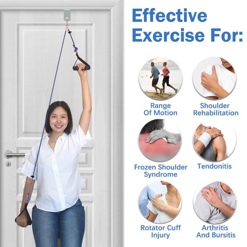 [Australia] - Shoulder Pulley for Physical Therapy, Pulleys for Shoulder Rehab Over Door, Shoulder Pulley Over The Door Physical Therapy, Door Pulleys for Physical Therapy, Arm Pulley, Over The Door Pulleys 