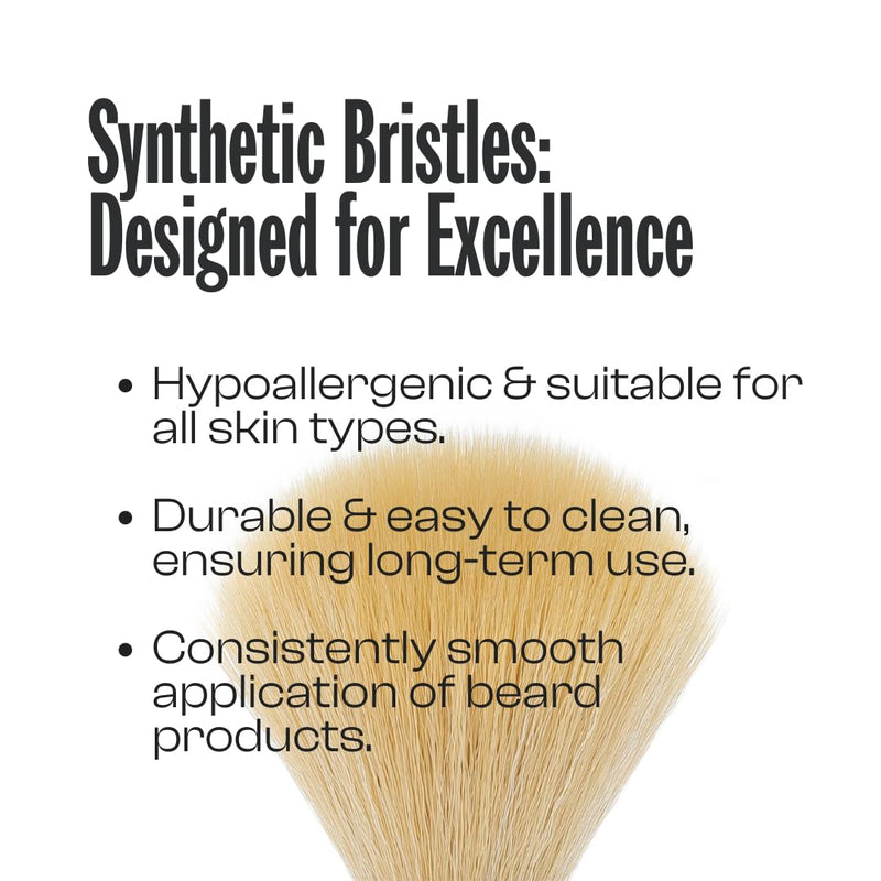 [Australia] - Men Rock The Shaving Brush – Vegan shaving brush with synthetic bristles, 1 piece 