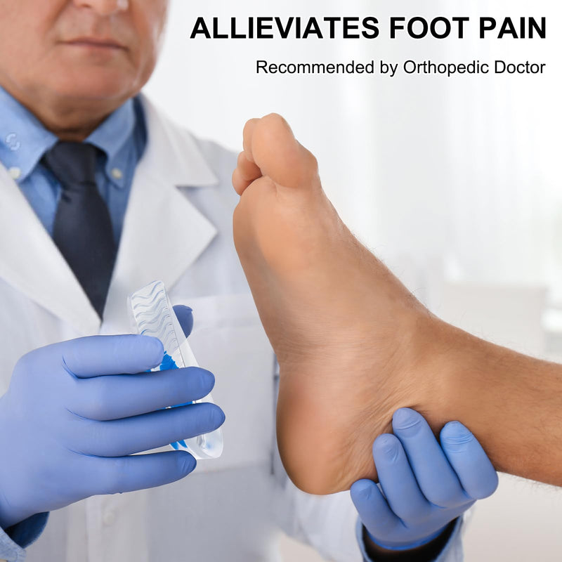 [Australia] - Gel Silicone Heel Pads,2 Pairs Heel Cups for Achilles Tendonitis,Shoe Wedge Inserts for Plantar Fasciitis,Sore Heel, Heel Spur and Heel Pain Relief,Heel Support for Men/Women(Medium) M-2Pairs Blue 