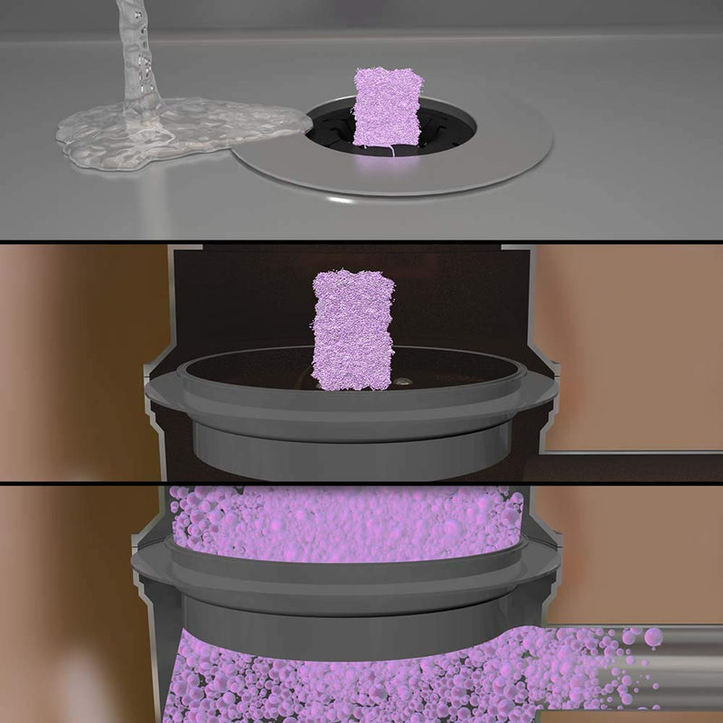 [Australia] - Rejuvenate Garbage Disposal and Drain Pipe Cleaner Powerful Foaming Action and Removes Garbage Disposal Smells 6 Unit Pack Lavender Scent 6 Count - Lavender Disposer and Pipe Cleaner 