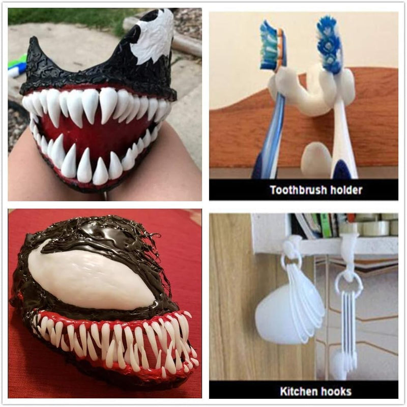 [Australia] - 6oz Thermoplastic Beads for Teeth Repair - Moldable False Teeth Beads,Tooth Repair Kit, Tooth Beads for Missing Teeth ‚Äì Ideal for DIY Tooth Filling, Halloween Vampire Teeth Fangs 6OZ 