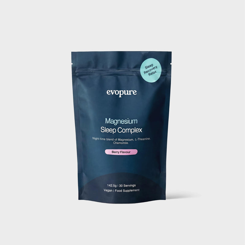 Magnesium Glycinate Sleep Powder | L-Theanine Chamomile Passionflower | High Absorption | Berry | 30 Servings