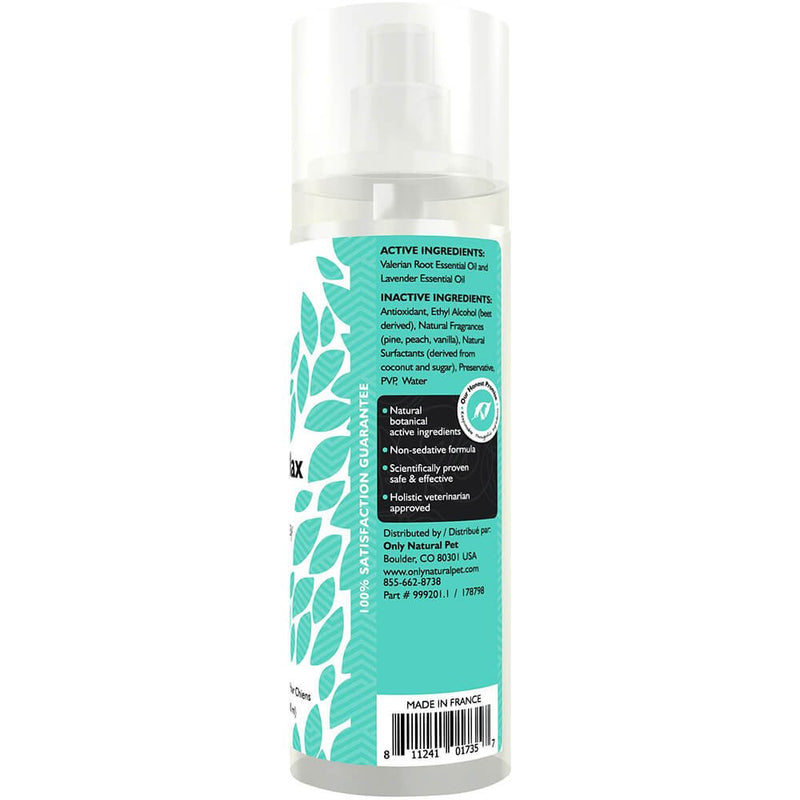 Only Natural Pet Just Relax Botanical Behavior Calming Spray for Dogs - Naturally Calms Anxious Behavior - 3.4 oz Spray 3.4 fl oz Spray - PawsPlanet Australia