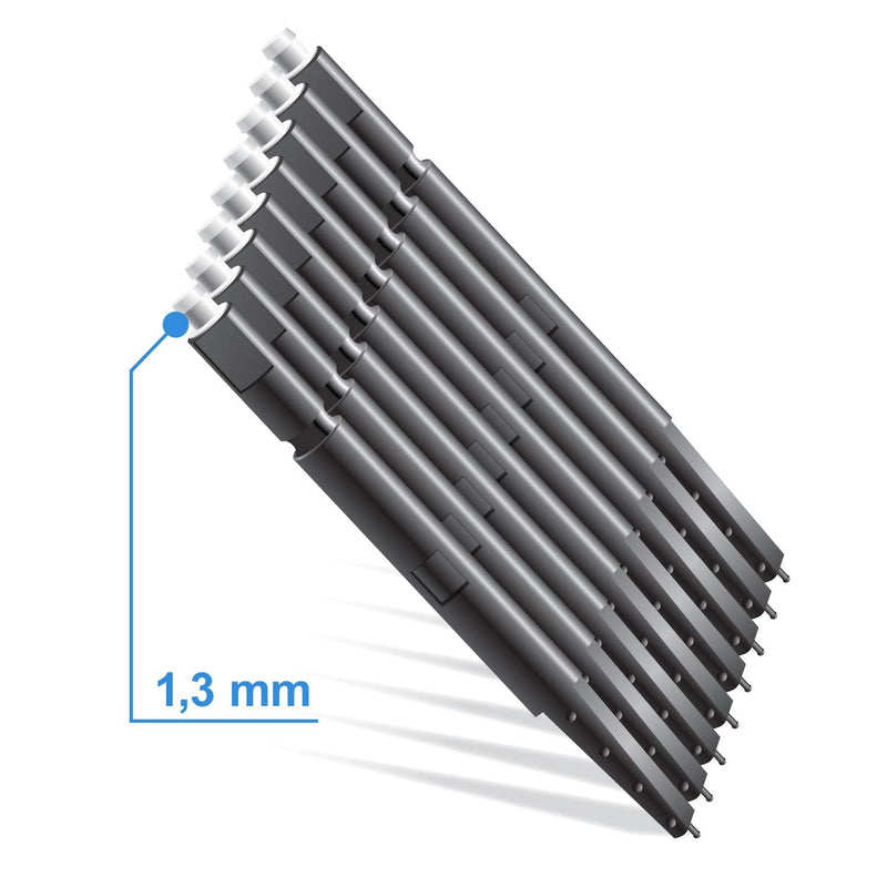 JB White 32 Wax Filters for Hearing Aids compatible with Phonak Cerustop Wax Guards | Widex Nanocare | Oticon ProWax MiniFit | Siemens Signia 3.0 | Resound | Hearing Aid Filter (32pcs 1.3mm) 32 Set - Wax Guards