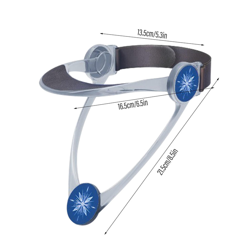 360° Adjustable Neck Collar - Neck Support with Neck Stretcher | Cervical Collar Made of Plastic for Correcting Forward Head Posture and Relieving Neck Pain White Folding
