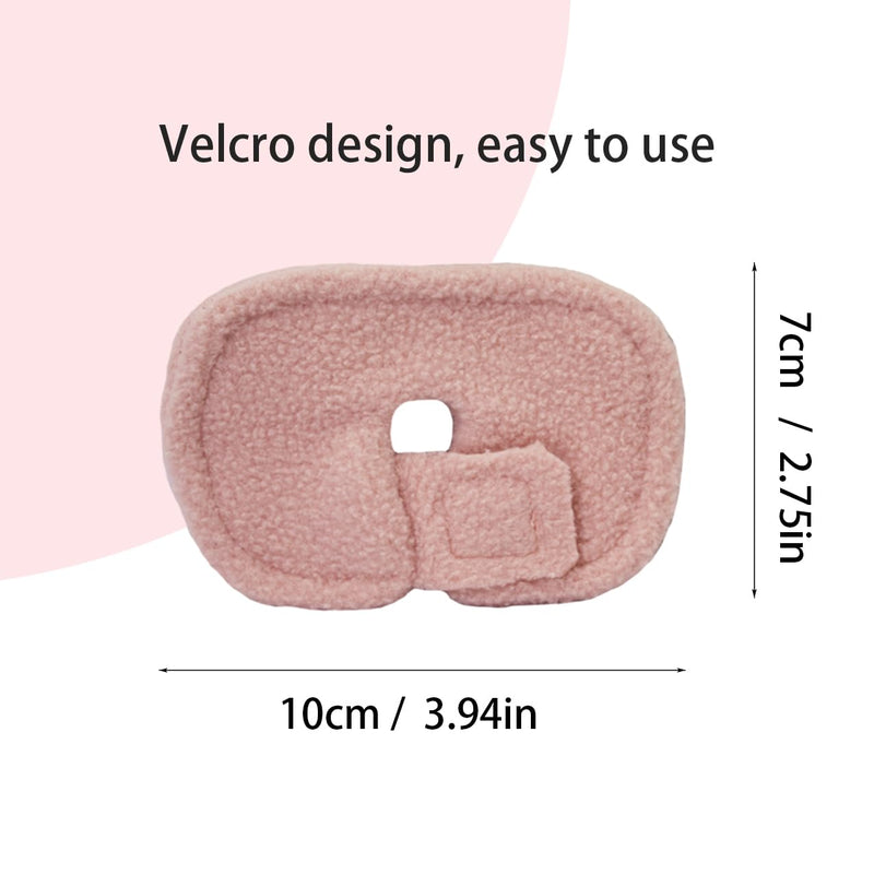 [Australia] - 3 Pack Trach Pads, Reusable Trach Tube Covers, Tracheostomy Dressing Pads Tracheostomy Tube Holder Pad, Tracheostomy Trach Tube Supplies, Trach Pads for Adaptive Surgical Tracheostomy Pad(Pink) Pink 