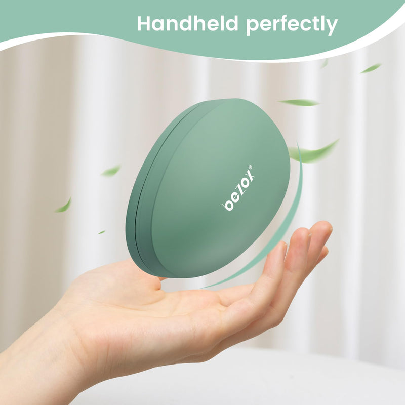 [Australia] - BEZOX 2-in-1 Nano Glass Callus Remover - Highly effective callus file for velvety-soft feet - Professional foot care safely & quickly For removing calluses on wet and dry feet Green 