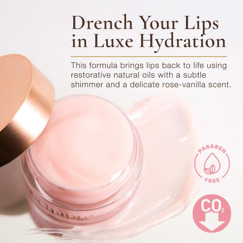 Sara Happ Lip Slip Luxe Balm - Moisturizing, Restorative Treatment, 0.35 Oz | High-Shine Balm with Jojoba Oil & Vitamin E Heals Dry, Chapped Lips Daily 0.35 Ounce