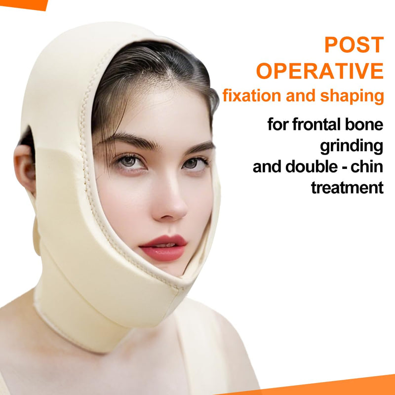 V-Line Mask Chin Up Mask V Shaped Face Mask Chin strap Thread Lifting Face Mask for Post-Surgery Skin Tightening V-Shaped Face Shaping and Double Chin Reduction