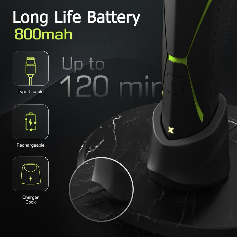 [Australia] - Electric Body Hair Trimmer for Men: Manscape Ball Trimmer Waterproof Pubic Hair Groomer Cordless Rechargeable Groin Shaver Replaceable Blade Wet/Dry Hygiene Razor Portable Body Grooming Travel Black 