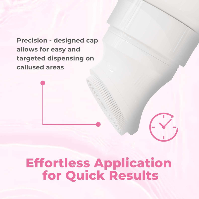 [Australia] - Foot Callus Remover with Foot File, Extra Strength Callus Remover Gel with Brush Head, Professional Dead Skin Removal for Feet, 8oz 