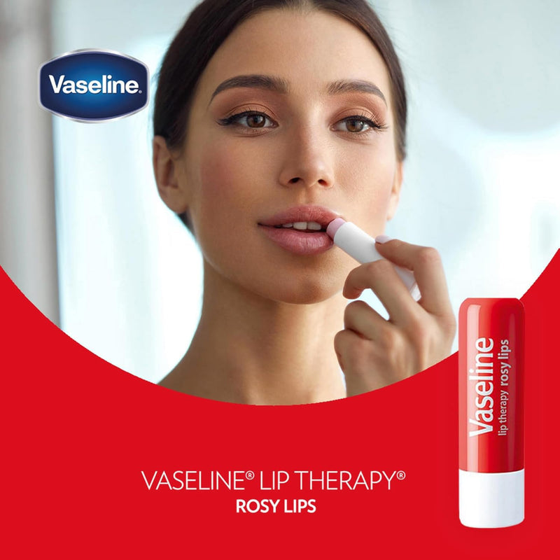 Vaseline Lip Therapy Variety 8-Pack, Moisturizing Lip Balm with Vitamin E, 0.16 Oz Ea 0.16 Ounce (Pack of 8)