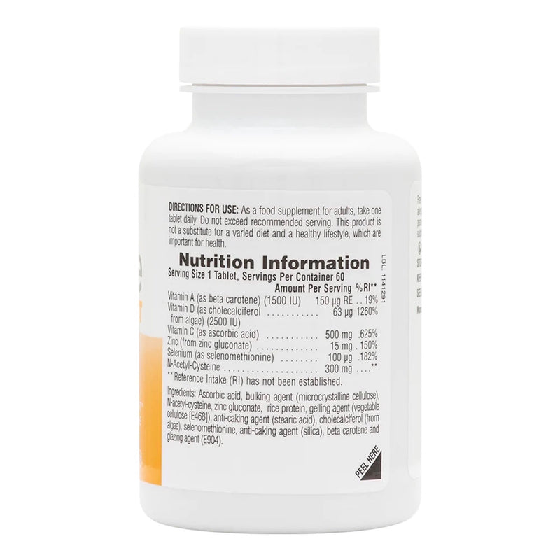 NaturesPlus Immune Boost - Complete Antioxidant Blend of Vitamin A, C, D, Zinc, Selenium, and More - Immune and Collagen Support- Vegetarian, Gluten Free - 60 Tablets