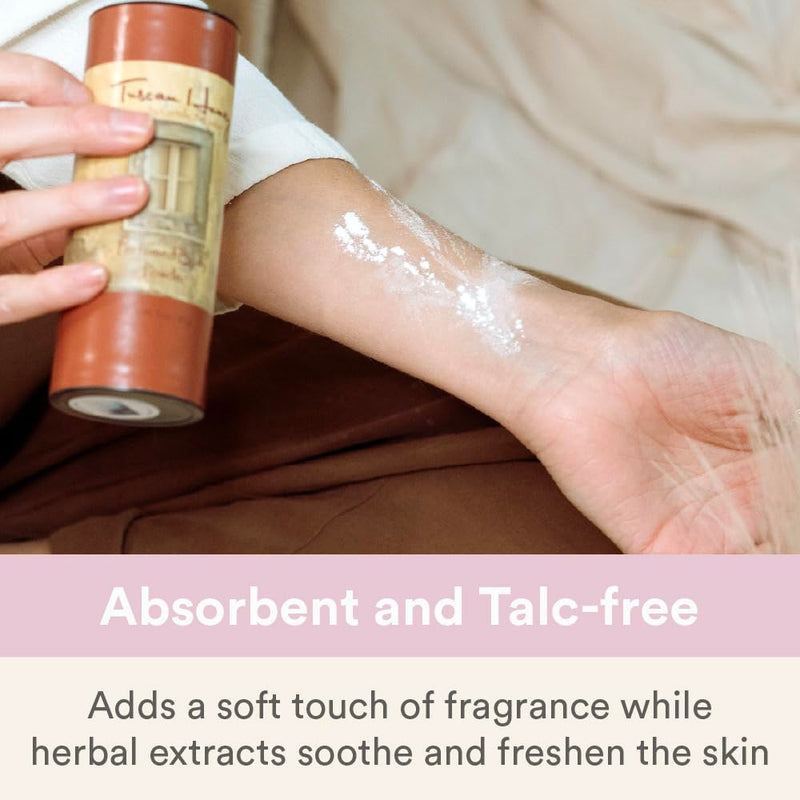 Soft Cashmere Talc-Free Dusting Powder, Camille Beckman, 3 oz | Potato & corn starch base | Absorbs sweat & odor | Baby-powder-clean scent | Made in USA Soft Cashmere