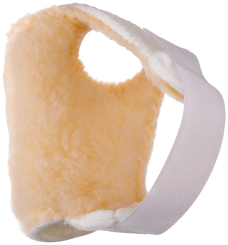 Rolyan Palm Protector for Left Hand, Left Handed Glove for Finger Contracture Prevention, Comfortable Hand Cushion with Soft Sherpa Lining and Palm Pad to Prevent Hand Contractures Standard Glove