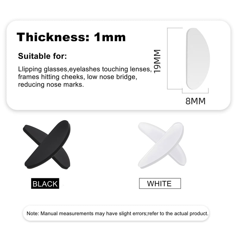 [Australia] - Adhesive Nose Pads for Glasses Anti Slip,30Pack Clear Stick On Silicone Nose Pads for Eyeglasses Sunglasses,0.75inch NoseGrips for Glasses Anti Slip,Translucent. 30 