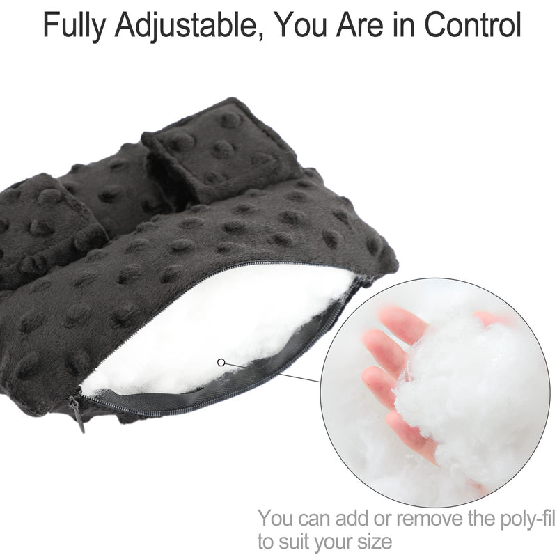 [Australia] - Little Port Pillow Heart Surgery Pillows for Chemo Port After Open Heart Surgery Recovery Gifts Bypass Pacemaker Must Haves Protector Cushion Minky Dot Black 