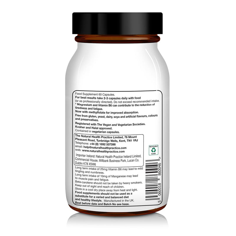 NHP Advanced Meno Multi Support - Multivitamin Formula for Menopause Health, Hormonal Balance, Bone Strength and Overall Well-Being,Gluten - Free, Dairy Free,60 Vegan Capsules 60 count (Pack of 1)