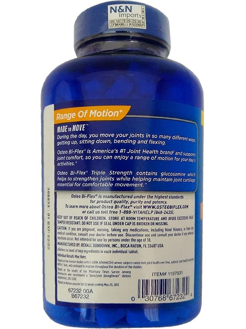 [Australia] - Osteo Bi Osteo Bi Flex Tripple Strength Supplement (200 Count, Pack of 1) 