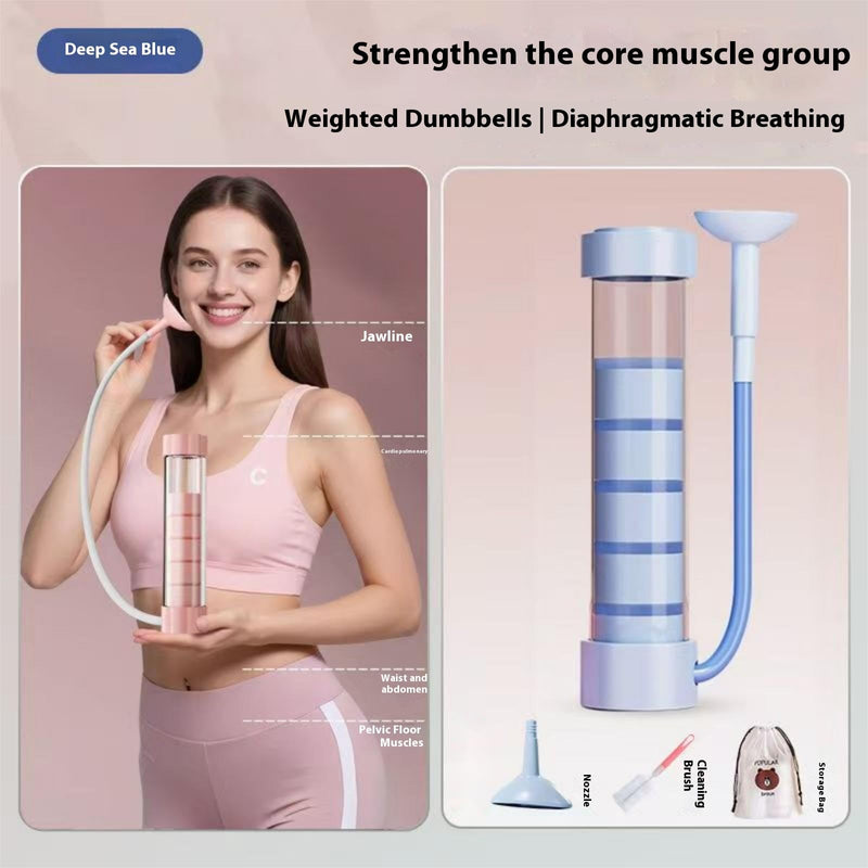 [Australia] - Load Bearing Breathing Training Device, Used for Abdominal Breathing Training of The Heart and Lungs, Using Breathing Dumbbells to Strengthen The core Muscle Group of The Whole Body 