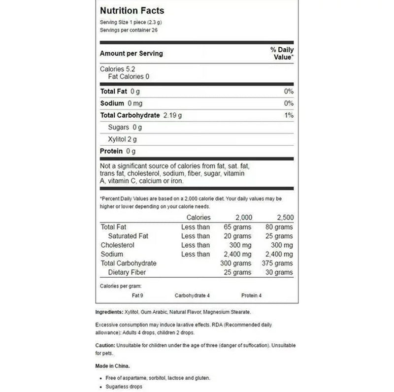 [Australia] - Dry Mouth Drops - Mint - Gluten Free - 2 oz (Pack of 2) 