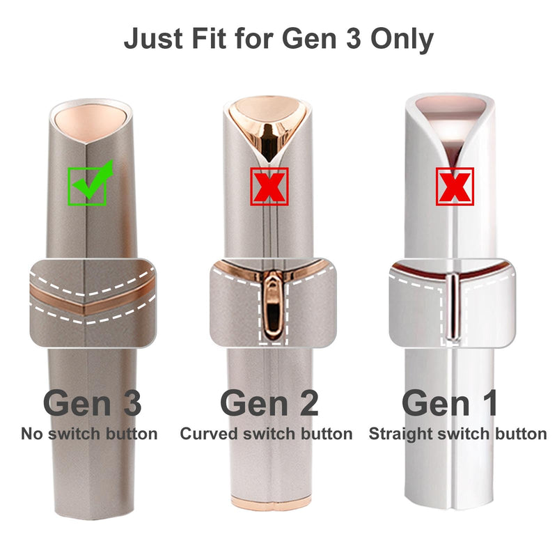 [Australia] - Replacement Heads Generation 3 for Flawless Facial Hair Remover Gen 3, Double Ring Replacement Blades for Flawless Gen 3 Device Only 