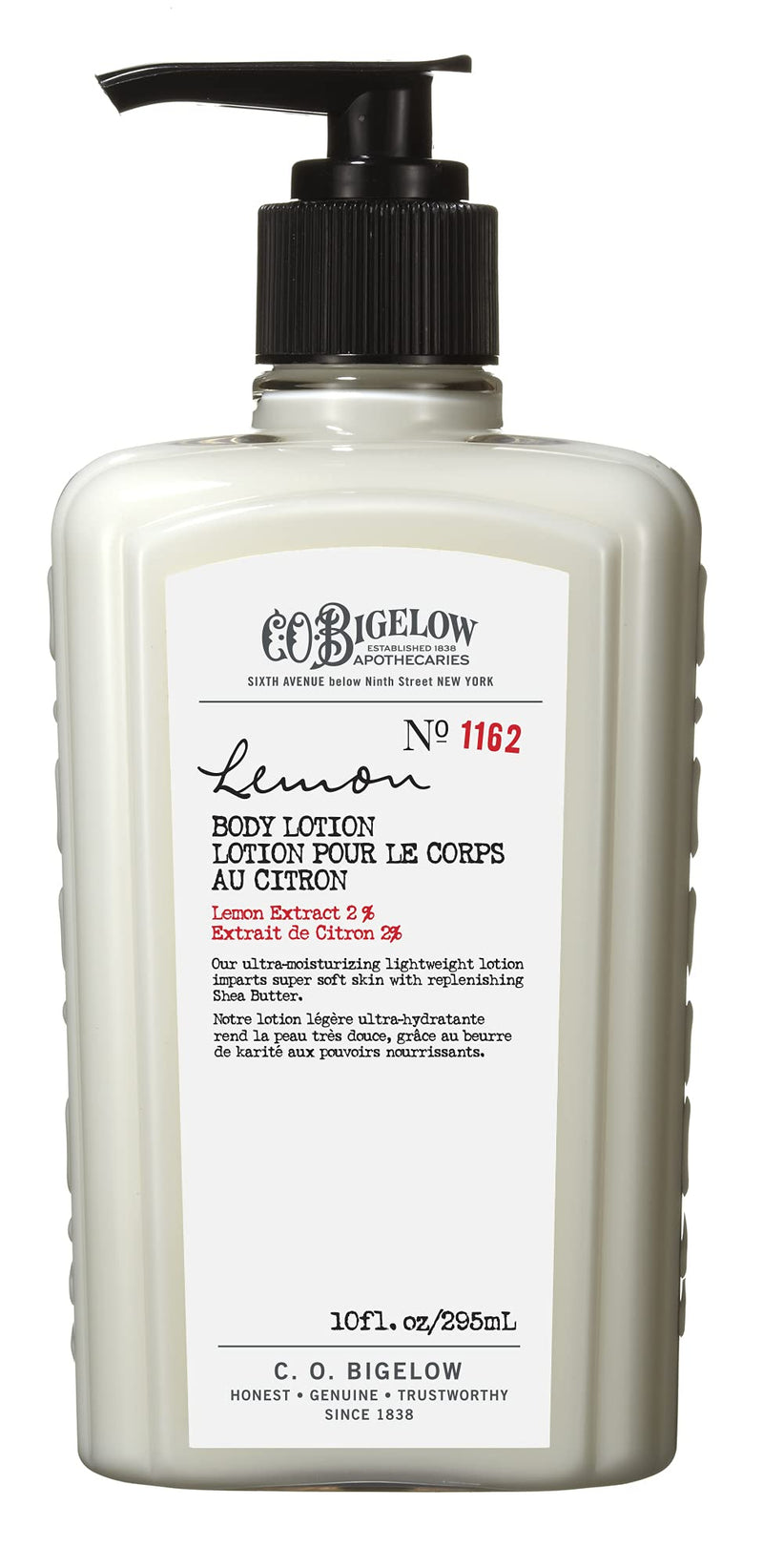 C.O. Bigelow Lemon Body Lotion, 10 fl oz | Lemon Scented Body Cream with Shea Butter & Lemon Extract - Deep Moisturizer Leaves Skin Soft Fresh,Lemon