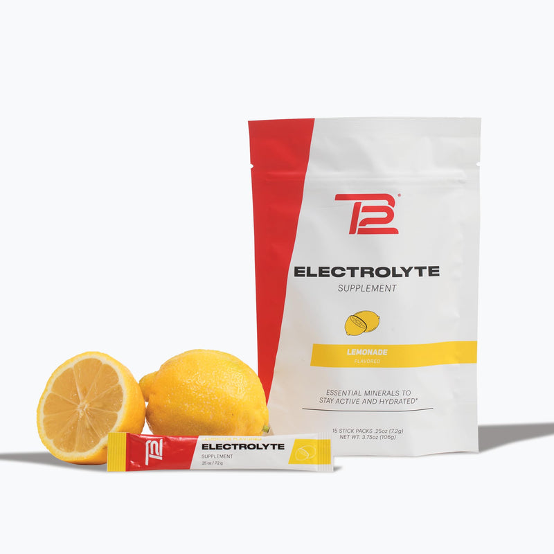 [Australia] - TB12 Powdered Electrolytes Supplement Powder for Fast Hydration by Tom Brady-Lemonade, 15 Stickpacks. Natural, Easy to Mix. Low Sugar, Low Calorie, Vegan. Free of Dairy, Gluten and Soy. Non-GMO. Lemonade 3.75 Ounce 