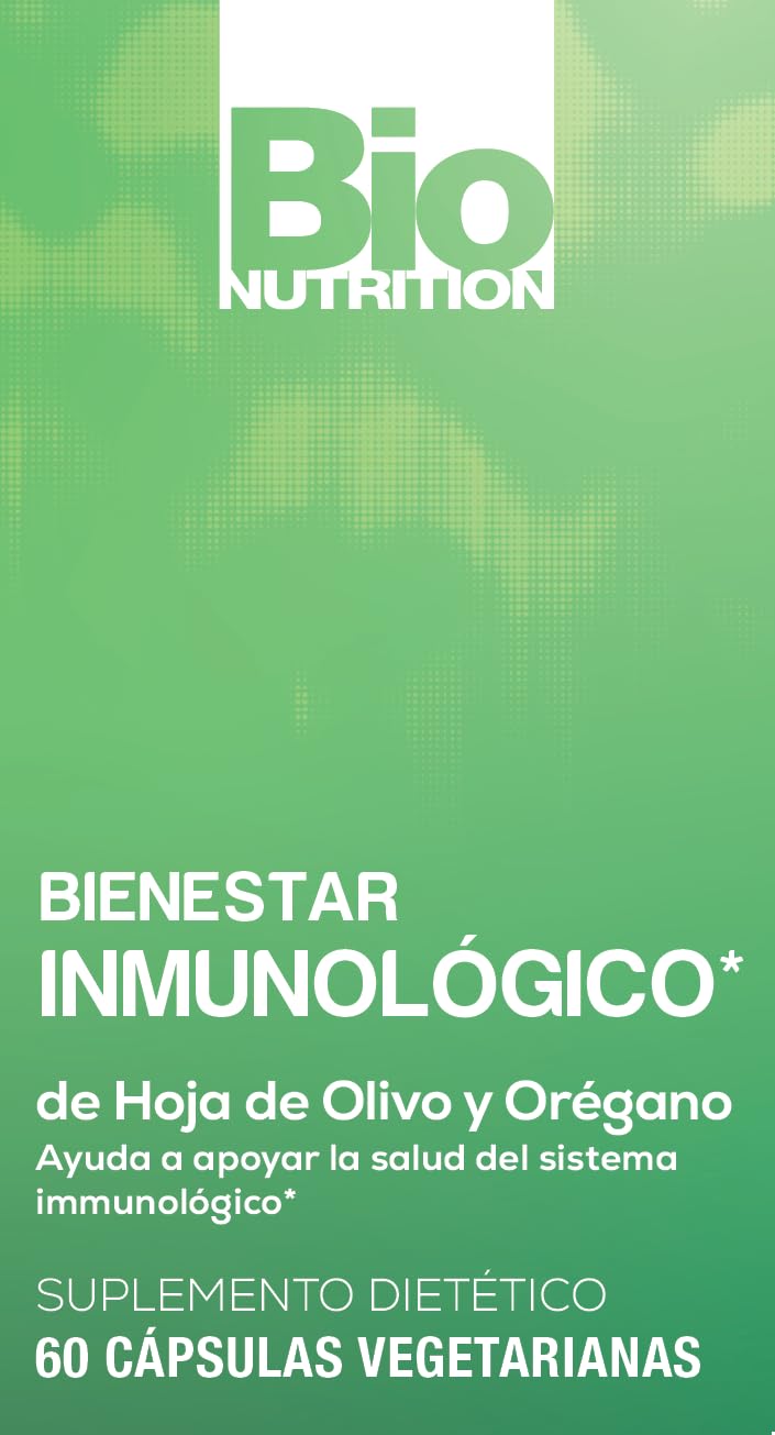 [Australia] - Bio Nutrition Immune Wellness Supplement 60 Vegetarian Capsules | Olive Leaf and Oregano | Minerals and Antioxidants for General Health Support | Immune Support 