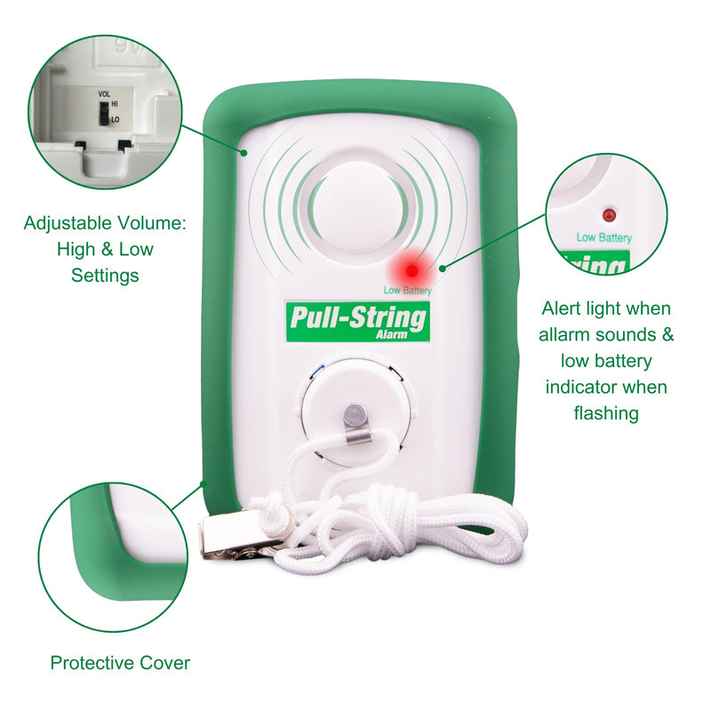 [Australia] - Basic Pull String Alarm for Fall Prevention and Anti-Wandering by Smart Caregiver - BPS-01 