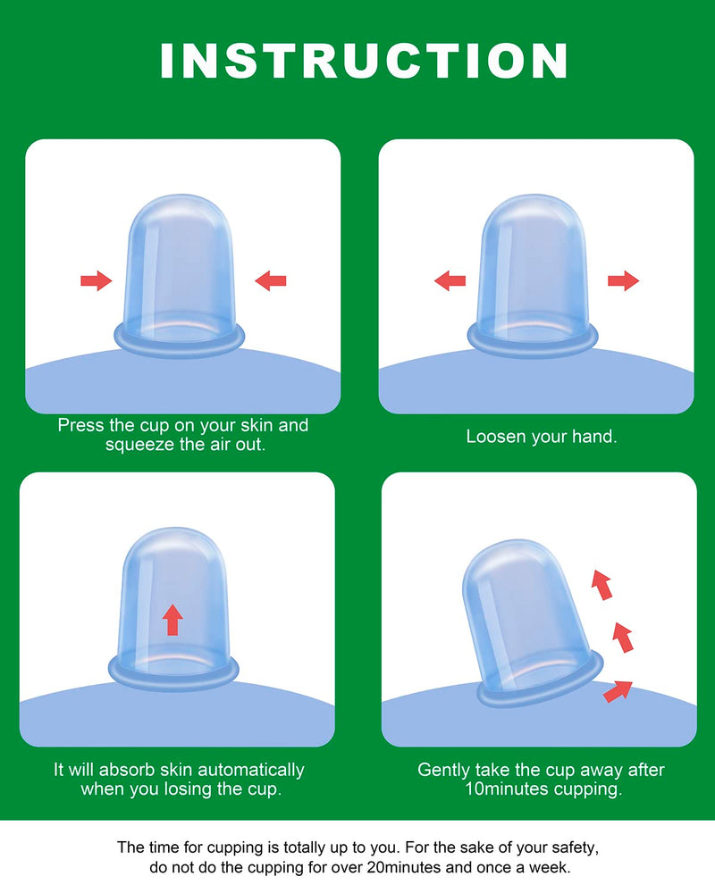 [Australia] - Silicone Cupping Therapy Sets, Anti Cellulite Cup Massager - Vacuum Suction Cup for Cellulite Treatment - Amazing Cellulite Remover 