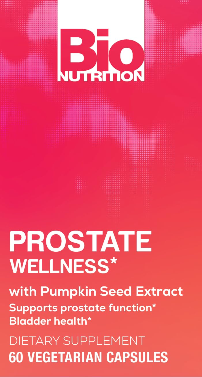 Bio Nutrition Prostate Wellness with Pumpkin Seed Extract 60 Capsules