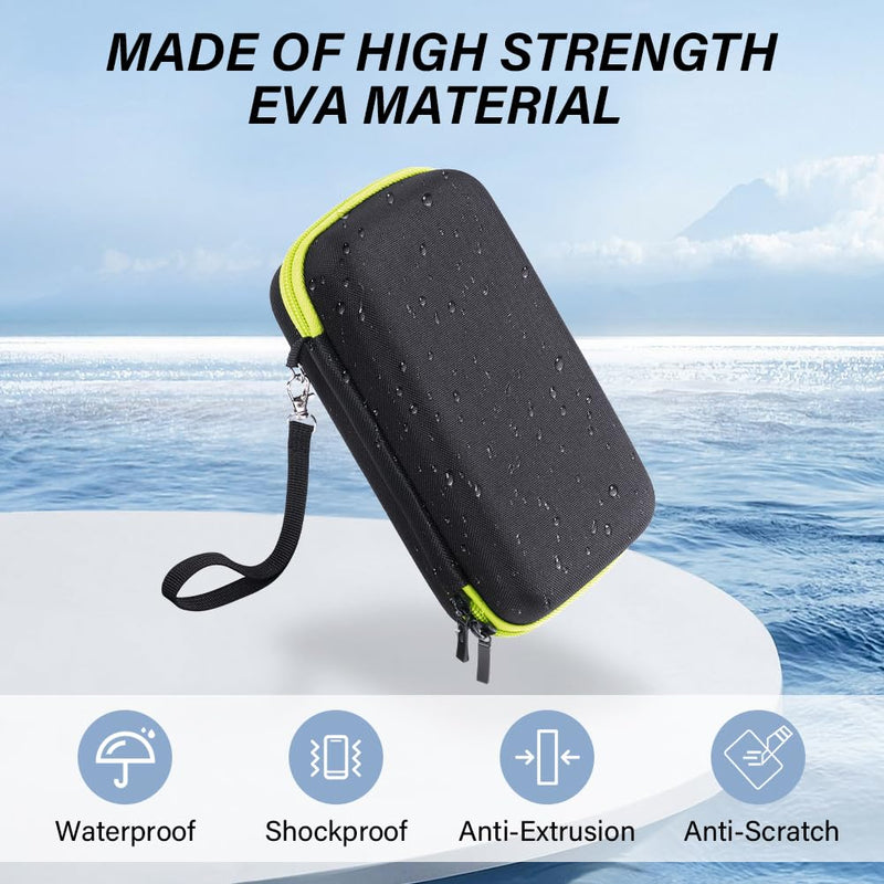 [Australia] - AOGOE Case for Philliips O Blade QP2520/30/70/90, QP2620/30, QP2724, QP2824/30/34, QP6550 Electric Shaver Protective Case, EVA Hard Case Leather with Sponge 