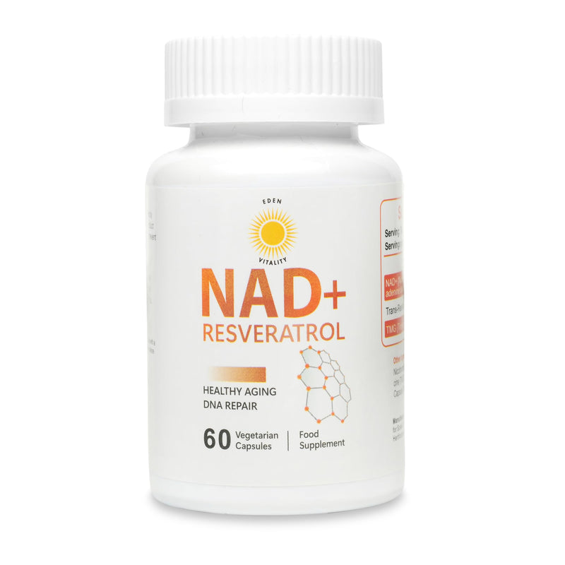 NAD Supplement 1000mg with True NAD+ 500mg & Resveratrol 250mg