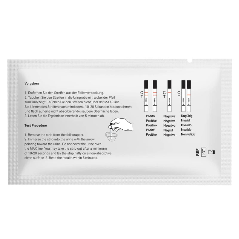[Australia] - 50x ovulation test LH test 25miu/ml - optimal limit/sensitivity - ovulation test strips - test strips for urine 50 