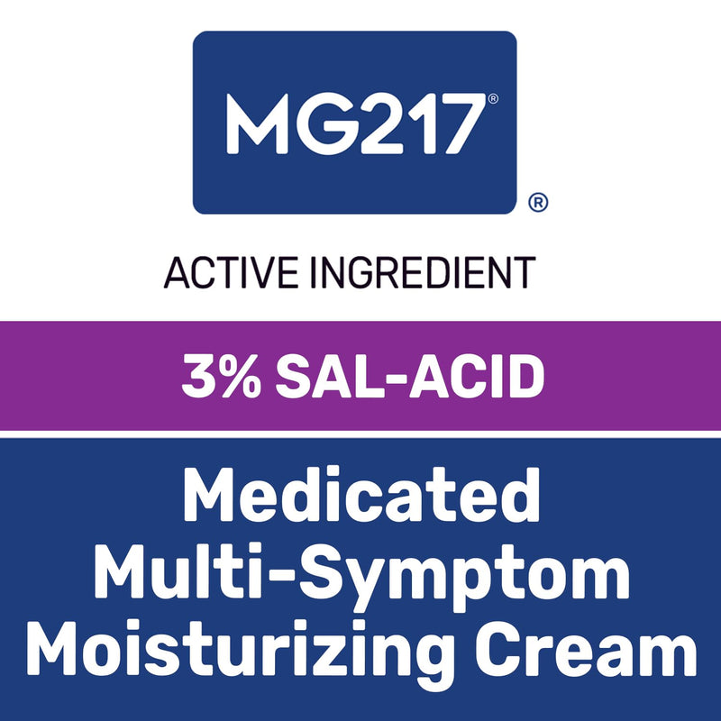 [Australia] - MG217 Medicated Moisturizing Psoriasis Cream with 3% Salicylic Acid, Multi-Symptom, Fragrance Free, 3.5 Fl Oz Pack of 1 