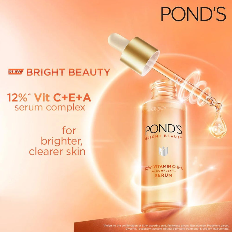 POND-S Bright Beauty Vitamin C, E, and A Face Serum, 28 ML