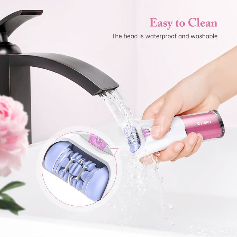 [Australia] - Epilator Women, Facial Epilator Women with LED Light Women Wireless Epilator Face Body Hair Removal Electric Hair Remover Women's Epilator for Face Body Armpit Bikini Leg Mini 