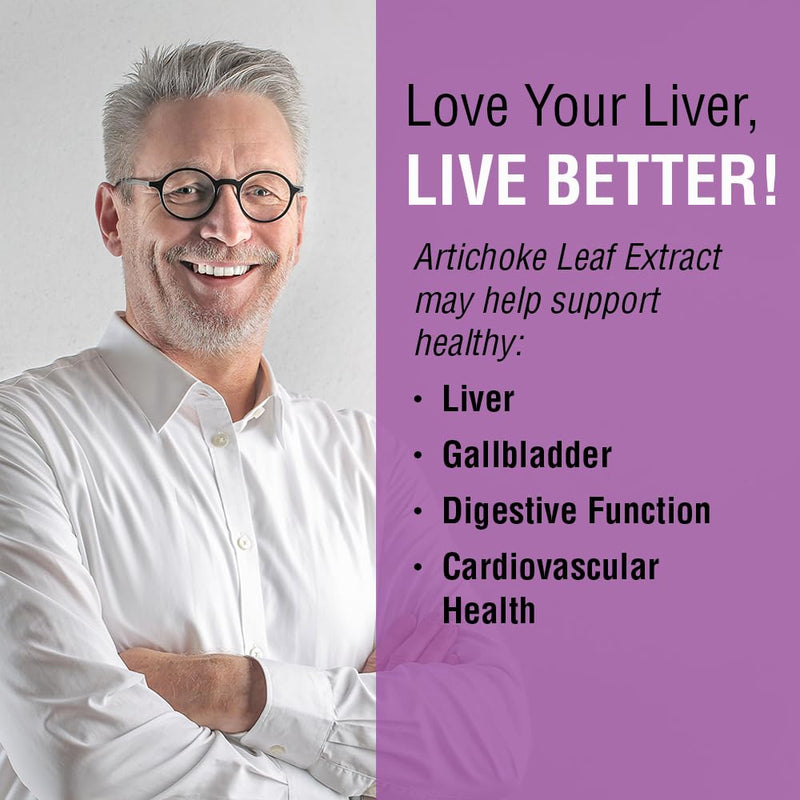 [Australia] - SOLARAY Artichoke Leaf Extract 600mg | Guaranteed Potency | Healthy Liver, Gall Bladder & Digestive Function Support | Lab Verified | 60 VegCaps 60 Count (Pack of 1) 
