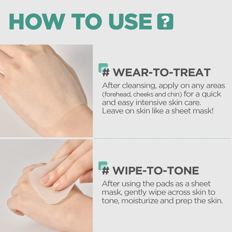 [Australia] - MEDIHEAL Madecassoside Cotton Facial Pads - Toner Pads with Centella Asiatica to Improve Uneven Skin Tone - Vegan Face Gauze Pads, 100 Pads Madecassoside Pad 