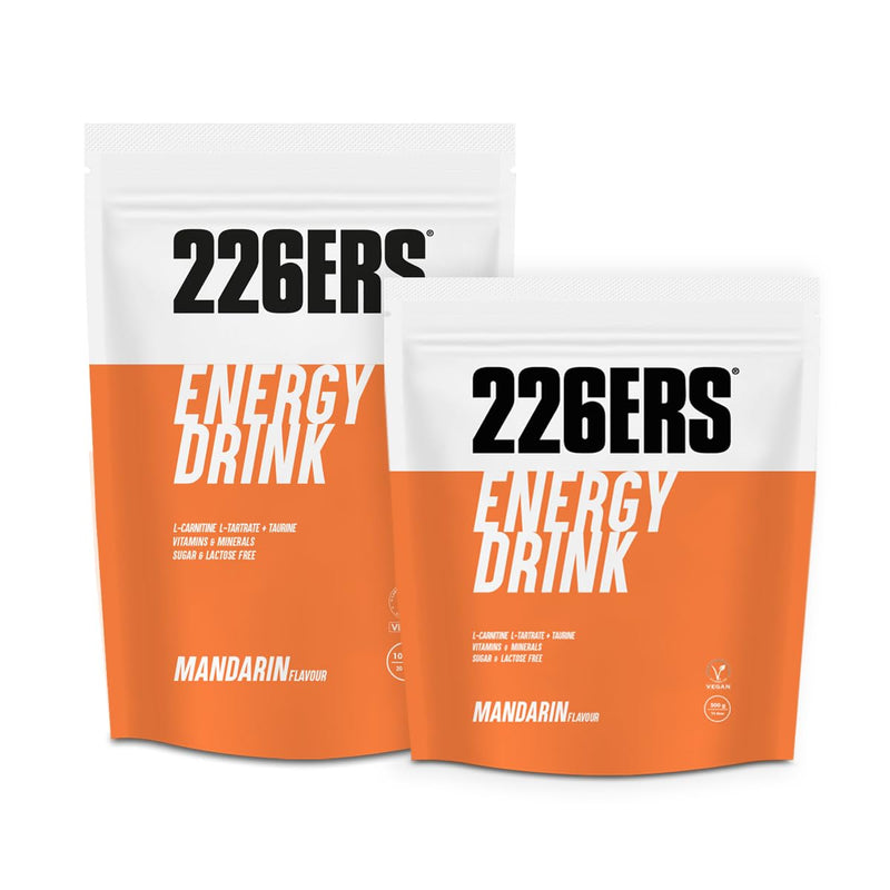 [Australia] - 226ERS Energy Drink | Drink powder with amylopectin, taurine and L-carnitine, gluten-free and lactose-free - energy booster in powder, mandarin - 1 kg 