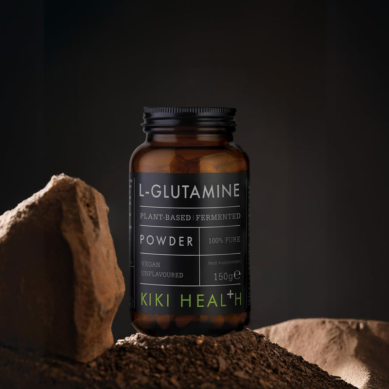 L-Glutamine Powder, 150g – Plant-Based, Naturally Fermented Amino Acid Supplement – Supports Muscle Recovery, Gut Health & Digestive Balance – Unflavoured, Vegan