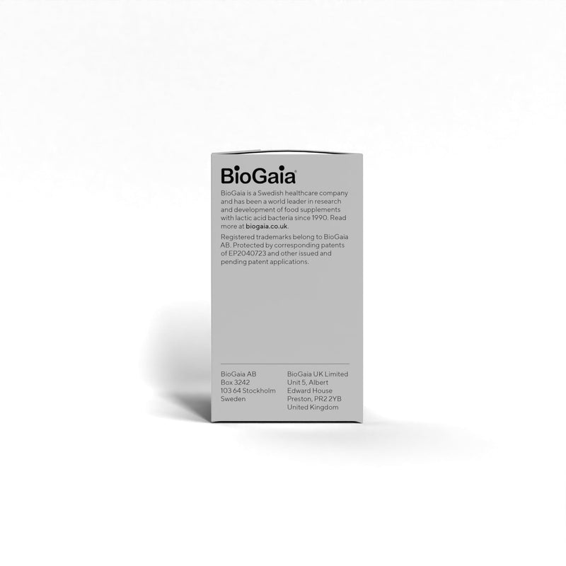 BioGaia Gastrus Pure Probiotics for Gut Health | Dual Strain Patented L. reuteri | Certified FODMAP Friendly for Sensitive Stomachs | No Artificial Sweenters | 60 Capsules