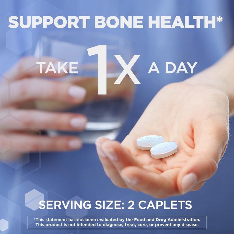 [Australia] - Citracal Slow Release 1200, 1200 mg Calcium Citrate with Vitamin D (1000 IU), Vitamin D3, Bone Health Support, Calcium Supplement for Ages 12+, 185 Count 