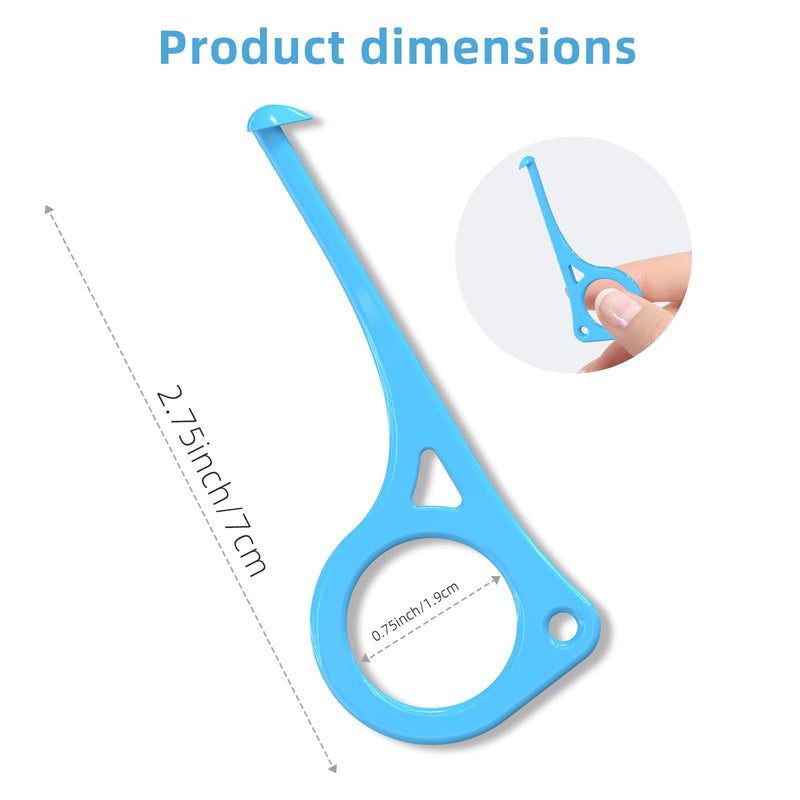 [Australia] - Aligner Removal Tool, 10 Invisible Braces Removal Tools, Retainer Remover Tool, Suitable for Removing Braces, Trays, Retainers, Dentures and Aligners(Blue). Regular size B 10pcs Light blue 