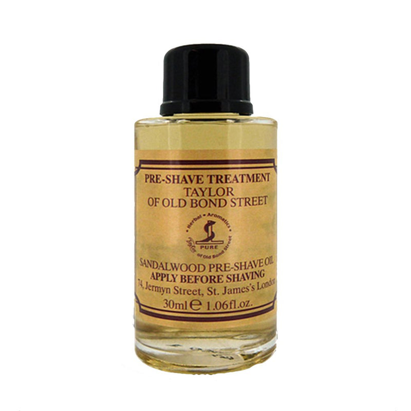 [Australia] - TAYLOR OF OLD BOND STREET preshave oil sandalwood, 30ml 