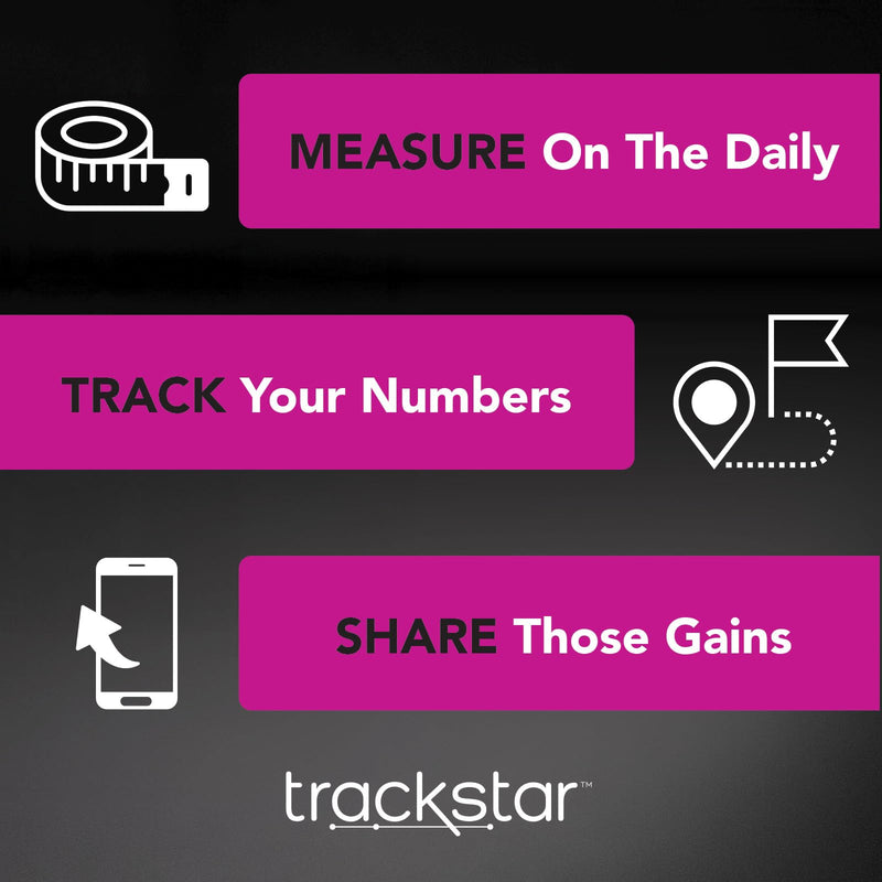 Trackstar Blood Glucose Kit | Monitor, Strips, Lancets, Lancing Device | Trackstar Monitoring App | Bluetooth iOS & Android Compatible | Measure, Track, and Share Results