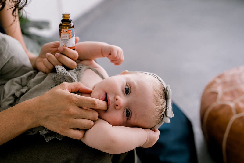 [Australia] - Punkin Butt Teething Oil - 1 oz - 100% Natural Teething Relief for Babies - Proprietary Blend includes Chamomile, Sunflower, Peppermint, and Clove Oil - Baby Teething Relief with No Added Chemicals Original Formula and Flavor 