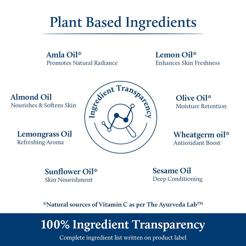Blue Nectar Vitamin C Serum for Oily Skin & Dry Skin with Gua Sha | Plant-Based Face for Glowing Skin & Pigmentation | Hyaluronic Acid Serum for Women & Men (9 Herbs, 1 Fl Oz)